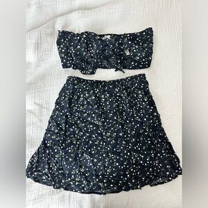 PRINCESS POLLY NAVY FLORAL SET - SIZE 2